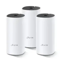 TP-Link Deco M4 (3-Pack) AC1200 Mbps Gigabit Dual-Band Wi-Fi...