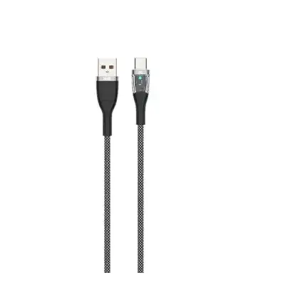 MKB UC6 USB-TPYEC/6A hight power/Transparent board display light/hight density braided Data cable