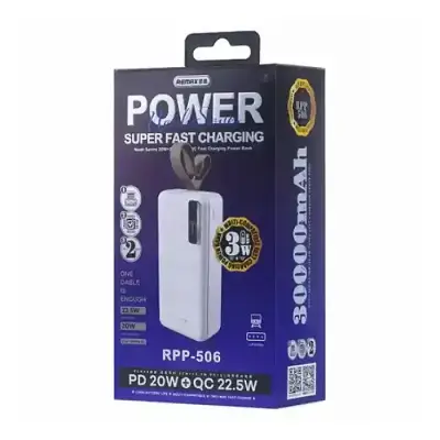 Remax RPP-506 Noah Series 30000mAh 20W+22.5W+PD+QC Fast Charging Power Bank