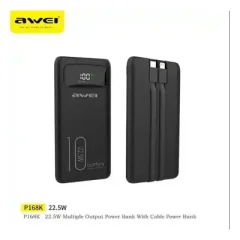 Awei P168K 10000mAh 22.5W Power Bank Fast Charging with LCD...