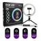 MJ30 soft ring light 13 Inch Selfie Desktop LED Ring Light RGB Color Light for Vlog YouTube Portrait Photography (No-stan) - 1