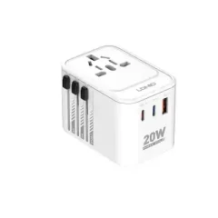 LDNIO Z9 Travel Converter Adapter Universal GaN 20W PD + QC3.0 3...