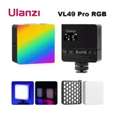 Ulanzi VL49 Pro 5W RGB LED Video Light Portable Pocket Mini...