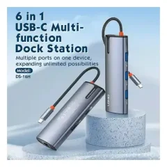 LDNIO DS-16H 6 In 1 USB C Docking Station