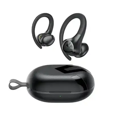 SoundPEATS Wings 2 Sports Over-Ear Wireless Earbuds Headphones Bluetooth 5.3 Waterproof Sports Over-Ear Hooks Earphones with Touch App Control 30Hours