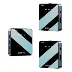 SX85 Dual Wireless Microphone for PC, DSLR Camera iPhone &...