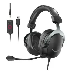 Fifine Ampligame H9 PC Gaming Headset, USB Headset with 7.1...