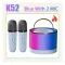 K52 Karaoke Machine with 2 Mic for Kids with Wireless Mics, 4-12 Years Old Girls & Boys Birthday Gifts, Christmas Party & Kids Gifts (Cute Little & Portable) Bluetooth Speaker (Sound Loud) - 1