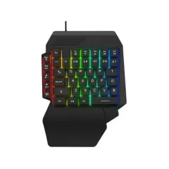 GK103S Single Hand Luminous Gaming Keyboard wired connectiongod...