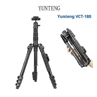 Yunteng VCT-180 Tripod High-end, Compact Camera and Phone Tripod, with Remote Control