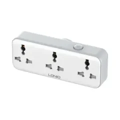 LDNIO SC3317 3 AC Outlets Portable Extension Power Socket