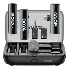 BOYA BOYALINK 2 Wireless Lavalier Microphone for iPhone Camera...