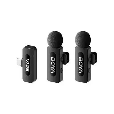 BOYA BY-V20 2.0 2.4GHz Wireless  Microphone(1+2 for Type-C) for...