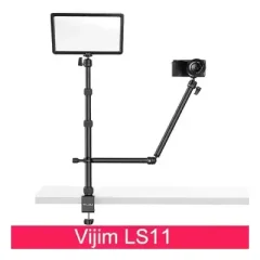 VIJIM LS11 Camera Mount Desk Stand with Auxiliary Holding Arm