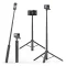 VRIG TP-21 Extendable Selfie Stick Tripod for GoPro Max Hero 10 9 8 7 6 5 4, DJI Osmo Action, Insta 360 One R and More Action Camera（55.1'') - 1