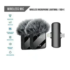 F15-2 Wireless Microphone 2 in 1 Collar Android & IPhone