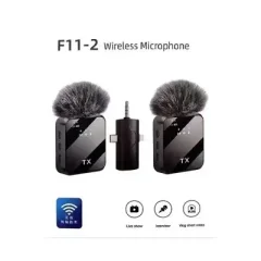 F11-2 Wireless Microphone For IPhone Android and Camera