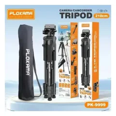 PLOKAMA PK-9999 2.1M Camera Tripod with Mobile Phone Holder