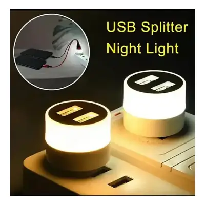 USB plug computer lamp usb mobile power charging small book led lamps eye protection reading light small round night light