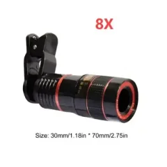 Telescope 8X Long Focus Mobile Phone Clip-on Lens Telescope...