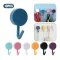 10PCS Self Adhesive Wall Hook Strong Without Drilling Coat Bag Bathroom Door Kitchen Towel Hanger Hooks Home Storage Accessories - 1