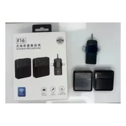 F16 Wireless Microphone Type-C lightening & 3.5mm interface