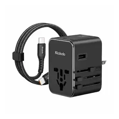 Mcdodo CP-3270 45W Universal Travel Adapter Kit with 3 USB-C & 2 USB-A Ports + USB-C to USB-C Cable