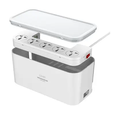 LDNIO SC5309 Power Strip Management Box With 5 Outlets and 3 USB...