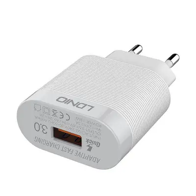 LDNIO 3A Travel Charger with Micro USB Cable EU (A303Q) – White