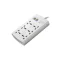 Huntkey SZM604 6 Ports 375 Joules Surge Protection PowerStrip white - 1